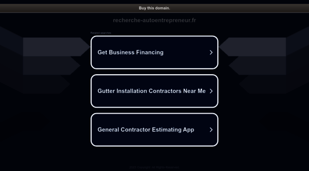 recherche-autoentrepreneur.fr