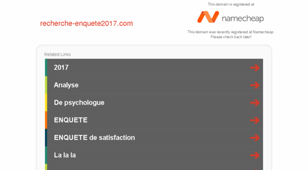 recherche-enquete2017.com