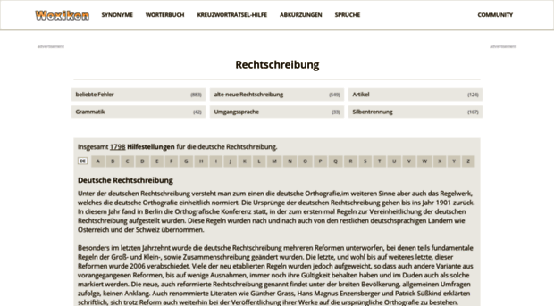 rechtschreibung.woxikon.de