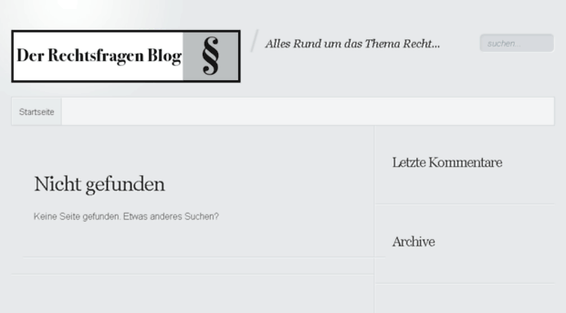 rechtsfragen-blog.de
