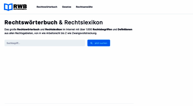 rechtswoerterbuch.de