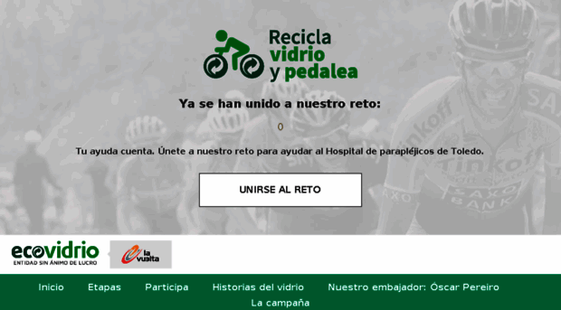 reciclavidrioypedalea.com