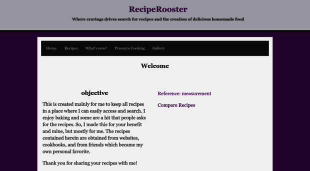 reciperooster.com