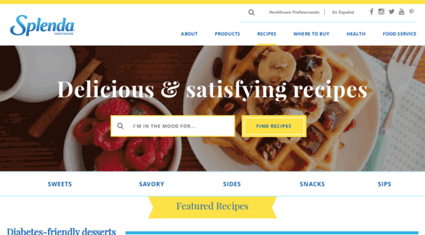 recipes.splenda.com