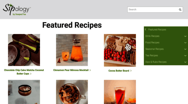 recipes.steepedtea.com