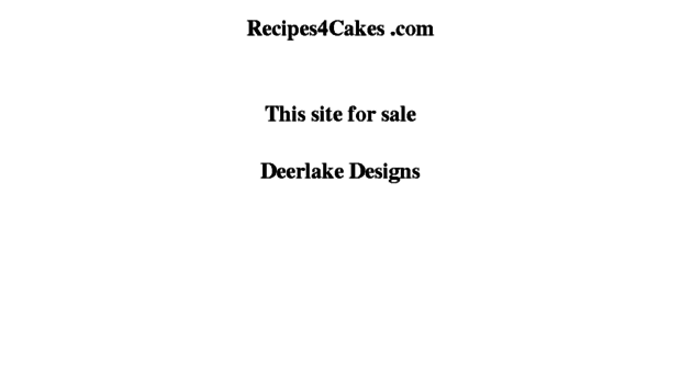 recipes4cakes.com