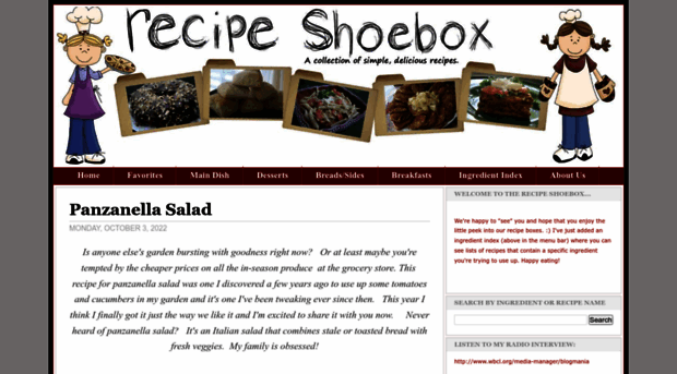 recipeshoebox.blogspot.com