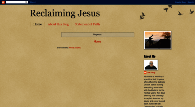 reclaimingjesus.blogspot.com