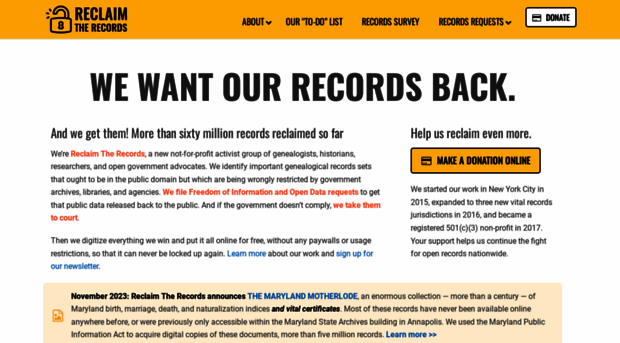 reclaimtherecords.org