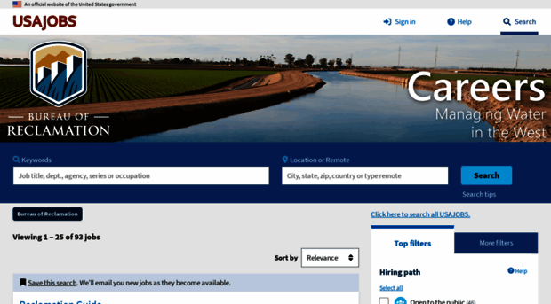 reclamationcareers.usajobs.gov