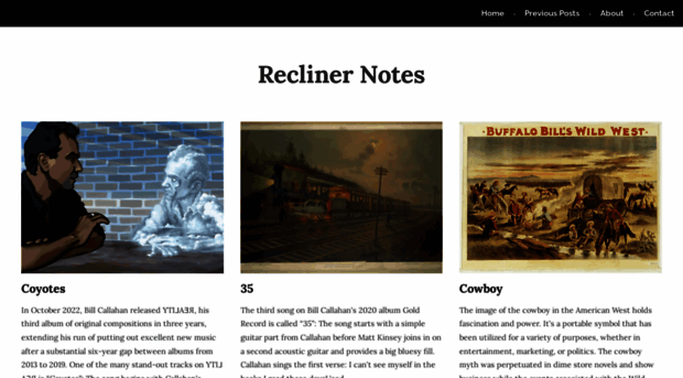 reclinernotes.com