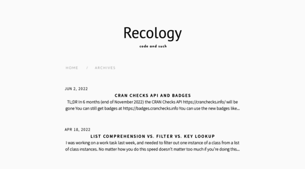 recology.info