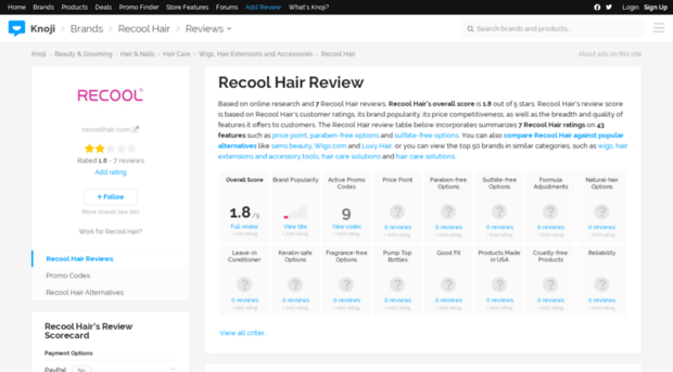 recoolhair.knoji.com