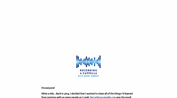 recordingacappella.com