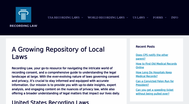 recordinglaw.com