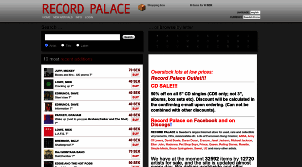 recordpalace.com