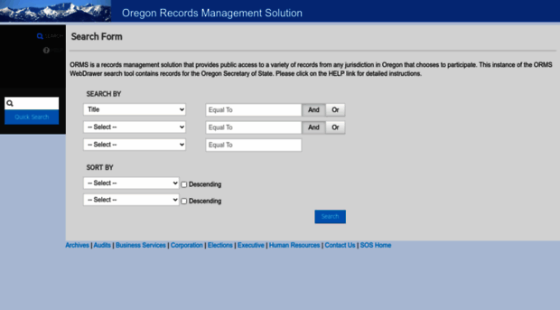 records.sos.state.or.us