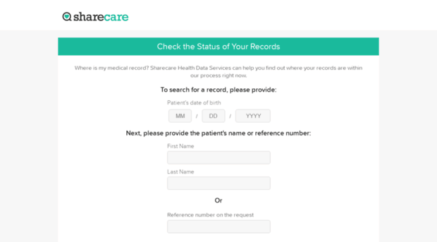 recordstatus.sharecare.com