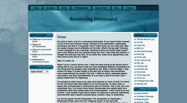 recoveringpentecostal.com