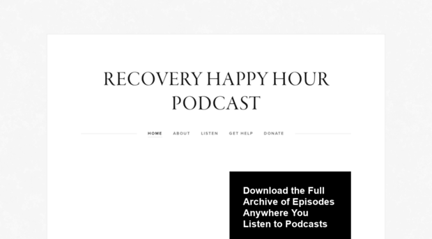 recoveryhappyhour.com