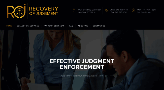 recoveryofjudgment.com