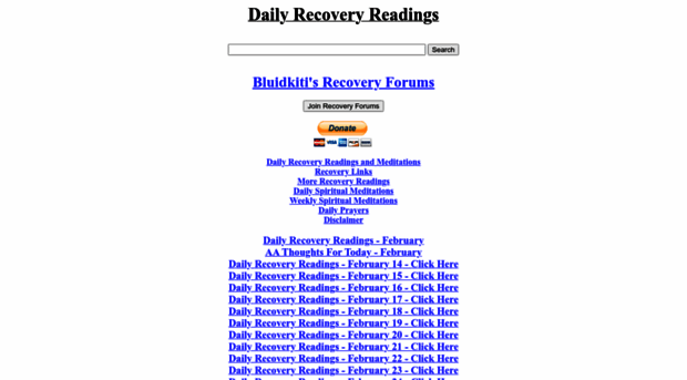 recoveryreadings.com