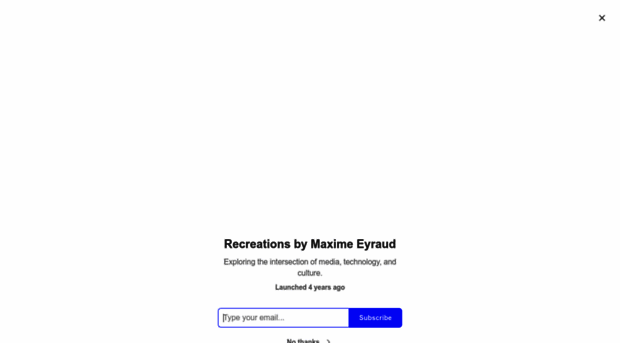 recreations.substack.com