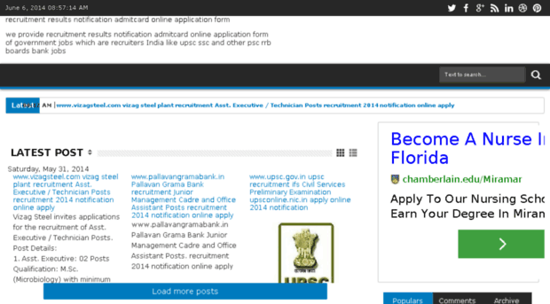 recruitment-results-notification-admitcardonlineapplicationform.in