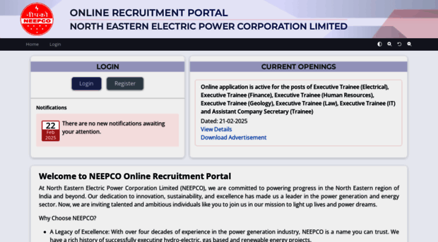 recruitment.neepco-spark.co.in