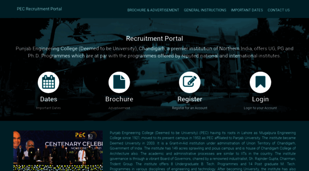 recruitment.pec.ac.in