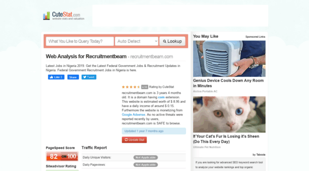 recruitmentbeam.com.cutestat.com