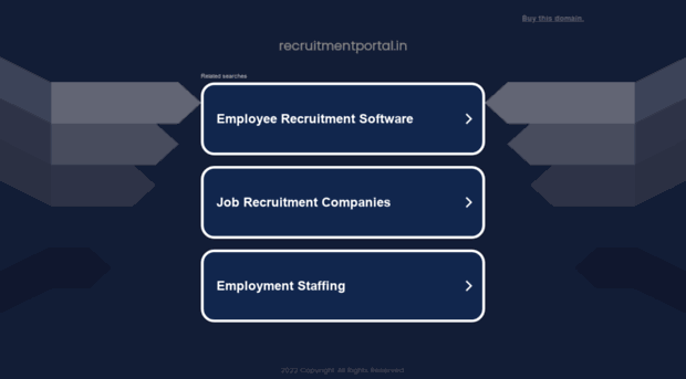 recruitmentportal.in