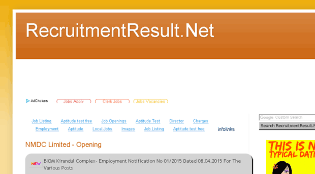 recruitmentresult.net