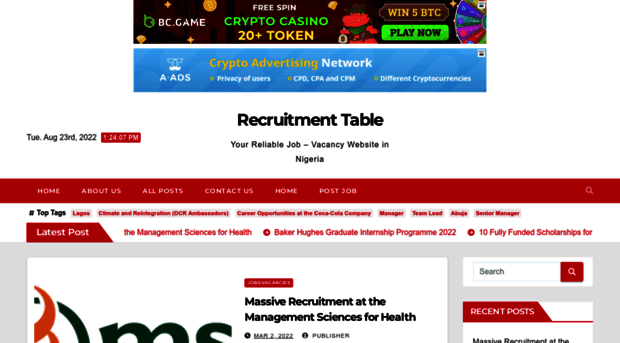 recruitmenttable.com