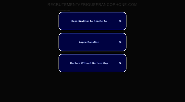 recrutementafriquefrancophone.com