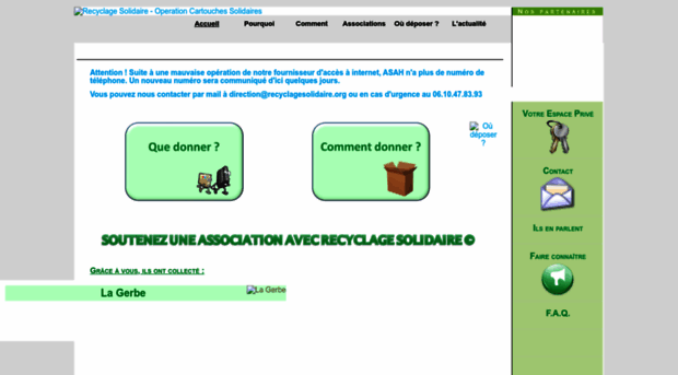 recyclagesolidaire.org