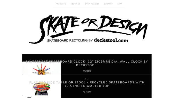 recycledskateboardgifts.com