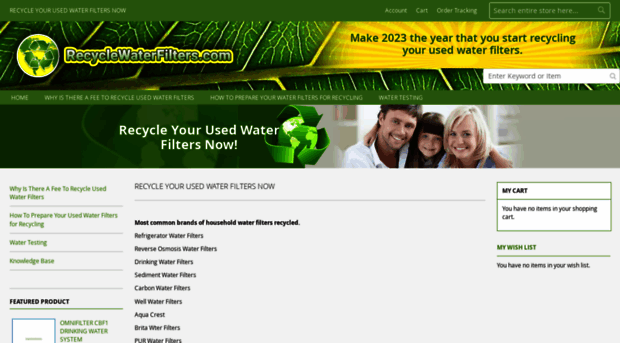 recyclewaterfilters.com