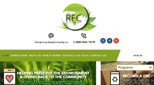 recyclingforcharity.ca