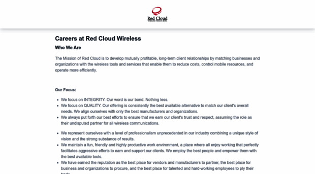 red-cloud-wireless.workable.com