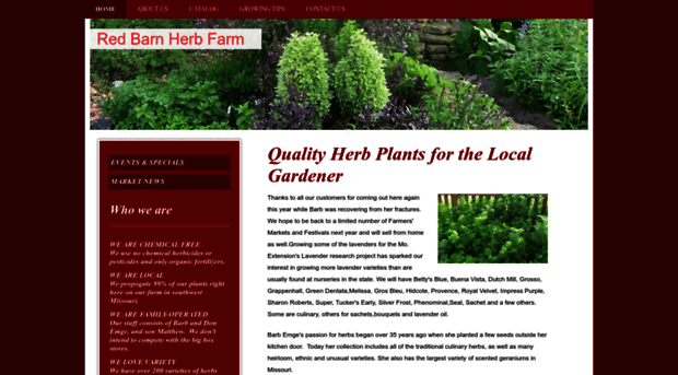 redbarnherbfarm.com