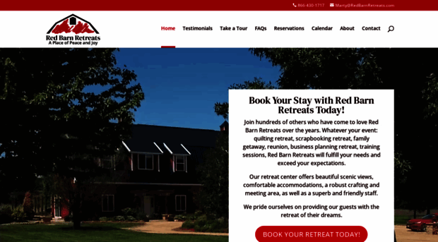redbarnretreats.com