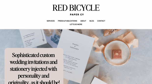 redbicyclepaperco.com