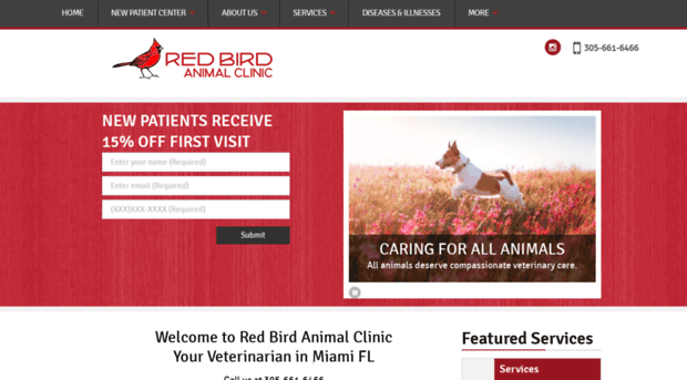 redbirdanimalclinic.com