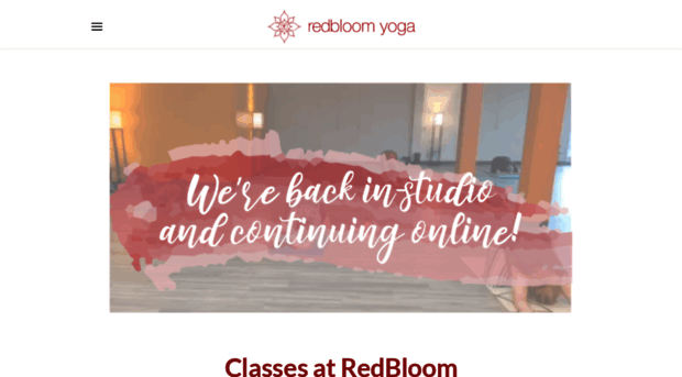 redbloomyoga.com