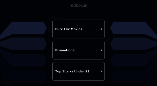 redbox.in