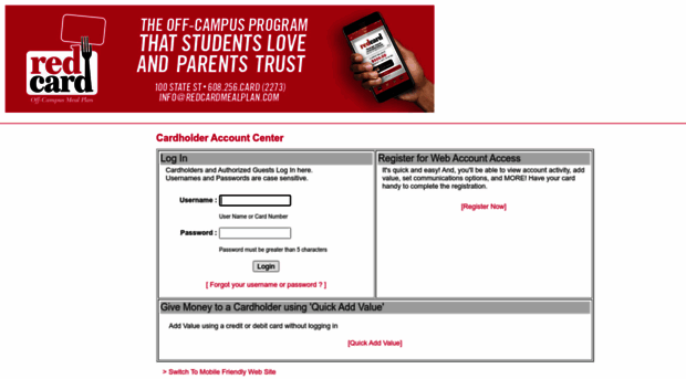 redcard.campuscardcenter.com