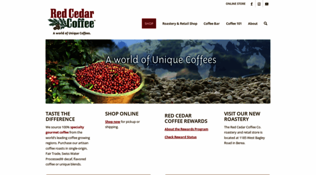 redcedarcoffee.com