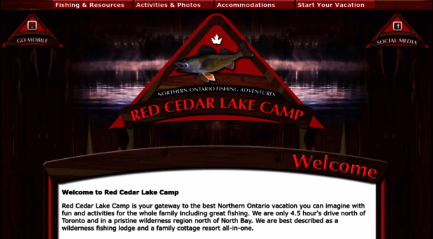 redcedarlakecamp.com