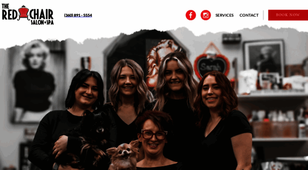 redchairsalonspa.com